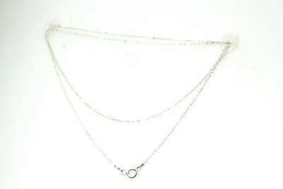 925 Sterling Silver 19 Inch Thin Chain Necklace 0.7 Grams (NEC4191) | eBay
