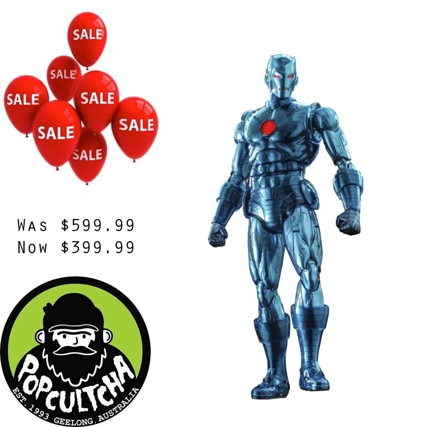 Iron Man Stealth Armour The Origins Collection 1/6th Scale Hot Toys Figure "New"