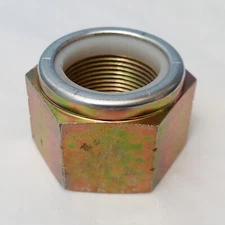 Nylon Insert Lock Nuts Zinc Yellow Plated Grade 8 Steel, 1 1/2-12