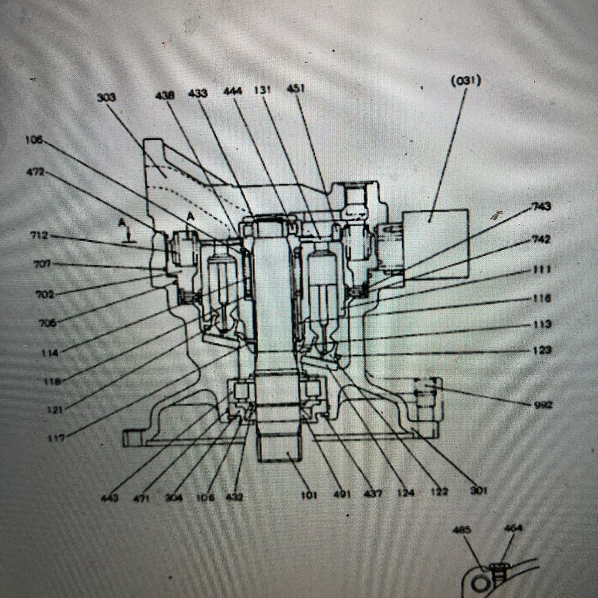 2441U785S111 CYLINDER BLOCK FITS KOBELCO SK200-3 SK200-4