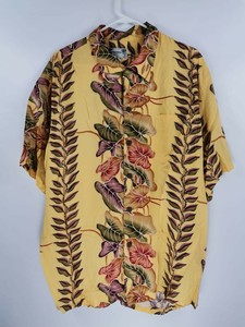 Details about Kamehameha XL Menu0027s Vintage Hawaiian Aloha Camp Shirt Rayon