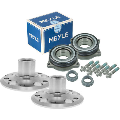 2x MEYLE Radlager + GSP Radnabe Hinten Satz für MERCEDES W204 S204 A207 C207