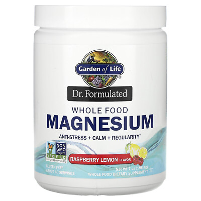 Dr. Formulated, Whole Food Magnesium, Raspberry Lemon, 7 oz (198.4 g)