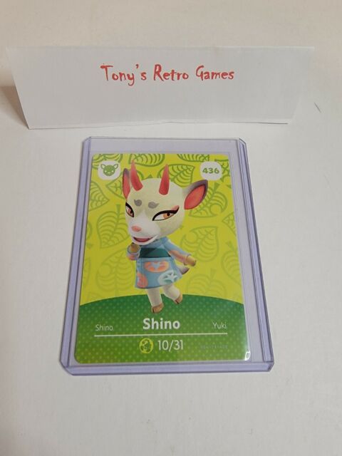 !SUPER SALE! SHINO # 436 Animal Crossing NINTENDO Amiibo Card SERIES 5 MINT!!!
