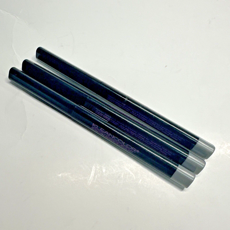 3 pencils Kleancolor Retractable Lip Eye Liner Waterproof Color AP9 Silver - Image 4 of 4