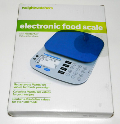 NEW OPEN BOX WEIGHT WATCHERS ELECTRONIC FOOD SCALE W Points Plus Values Database
