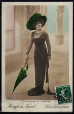 BV075 ARTIST STAGE STAR MARCYLE de NAVAL FASHION QUEEN Tinted PHOTO pc MANUEL