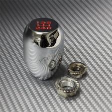 Chrome 5-speed Type-r Manual Aluminum Transmission Shift Shifter Knob Universal