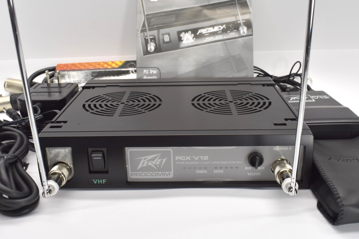 Peavey Pro Comm PCX V12 Wireless Microphone System Single Channel