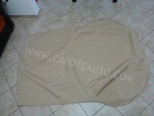 Capote VW maggiolone kaefer 1303 cabrio tessuto beige chiaro (1973/80) capotta  