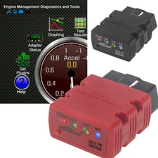 WiFi/Bluetooth Wireless OBD2 OBDII ELM327 Diagnostic Scanner For iPhone Android 