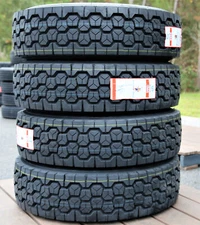 4 Tires Leao D955 245/70R19.5 Load G 14 Ply Drive Commercial