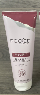 Rooted Rituals Ginger Root and Mint Quick Rinse Scalp Scrub 6.7 fl oz