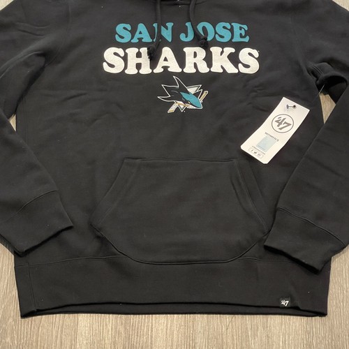 ‘47 Brand San Jose Sharks NHL Hockey Hoodie Women's Headline Hoodie Sz XL New - Picture 6 of 12