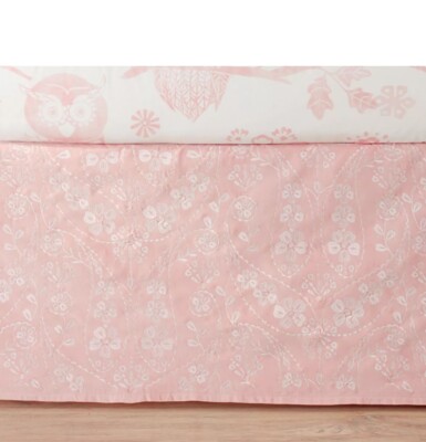 POTTERY BARN BABY Kids CRIB SKIRT MCKENNA VELVET CRIB - Main Image