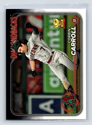 Corbin Carroll 2024 Topps #156 Arizona Diamondbacks 2-10