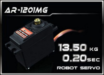 Neu Servomotor Roboter Power HD Mit Getriebe IN Metall 13.5Kg 0.055 Sec.