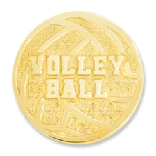 PinMart Volleyball Chenille School Sports JV Varsity Letterman Lapel Pin