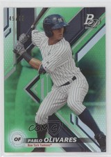 2019 Bowman Platinum Wal-Mart Top Prospects Green Foil 45/99 Pablo Olivares 10k8