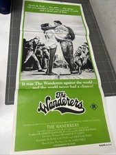 VINTAGE ORIGINAL DAYBILL MOVIE POSTER THE WANDERERS 1970s ART ARTWORK CAFE