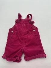 Epk Overalls Youth Girl 12M Pink Pocket Button..#24697