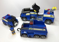 Paw Patrol Chase Total Team Rescue Police Cruiser 3 Vehicle Figure Split Toy