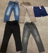 NEXT 5 X BOYS JEANS & SHORTS BUNDLE - AGE 3-4 YEARS - VGC (1 NEW WITH TAG)!