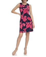 Tommy Hilfiger Women’s Pink Floral Dress NWOT size 16