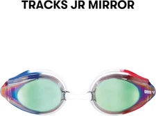 ARENA Tracks Unisex Junior Youth Essential Racing Swim Goggles Kids Swimmers