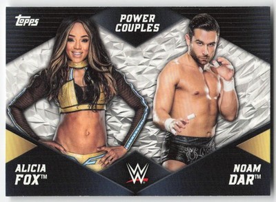 2018 Topps WWE Women's Division Power Couples Alicia Fox Noam Dar #PC-10