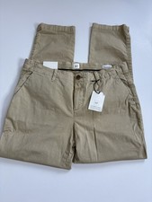 Gap Girlfriend Chino Khaki Pants Size 8 With Tags and Flaw