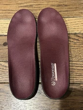 Powerstep Pinnacle Max-U Maroon/Black  Orthotic Insole men’s 6-6.5 women’s 8-8.5