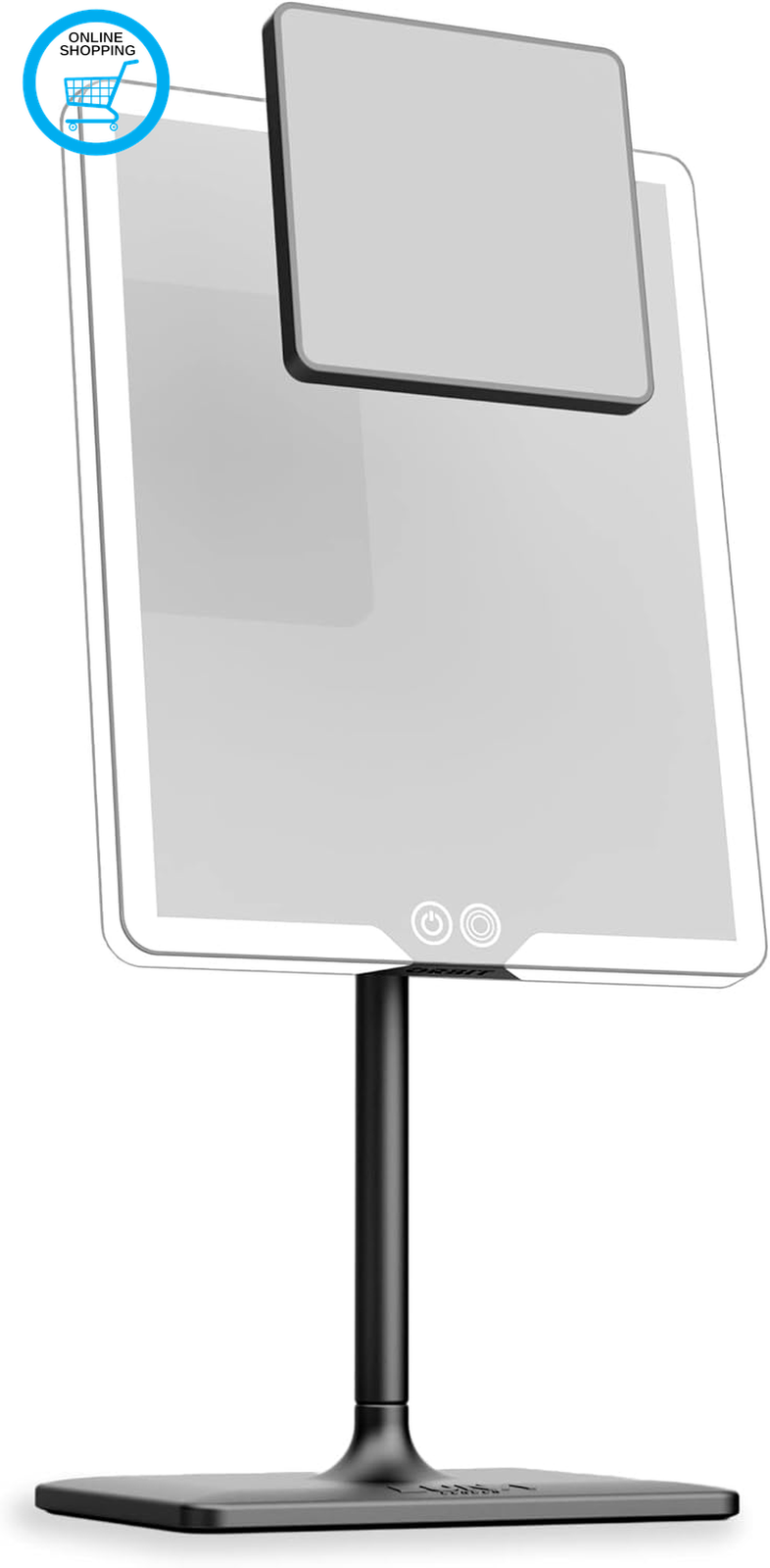 ORBIT LED Vanity Mirror with Lights, 7X/1X Magnification, Dimmable & USB-C Recha