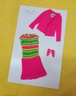 Mattel Barbie Vintage outfit #1855 Team-Ups 1968-69 Mod Excellent condition