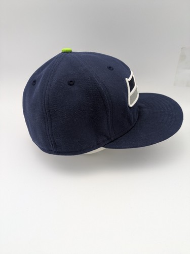 Men's Seattle Seahawks 59 Fifty NFL New Era Cap Navy Blue Hat Size 7 1/4 - Picture 2 of 6