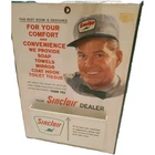 Vintage Sinclair restroom sign and Dino Soap white