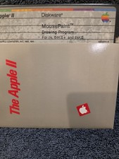 Apple IIe II 64K MOUSEPAINT 1984 original 5.25" Diskware 680-0265-A