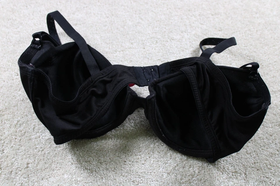 Fruit Of The Loom Black Rhinestone 38C Bra - Image 3 of 4