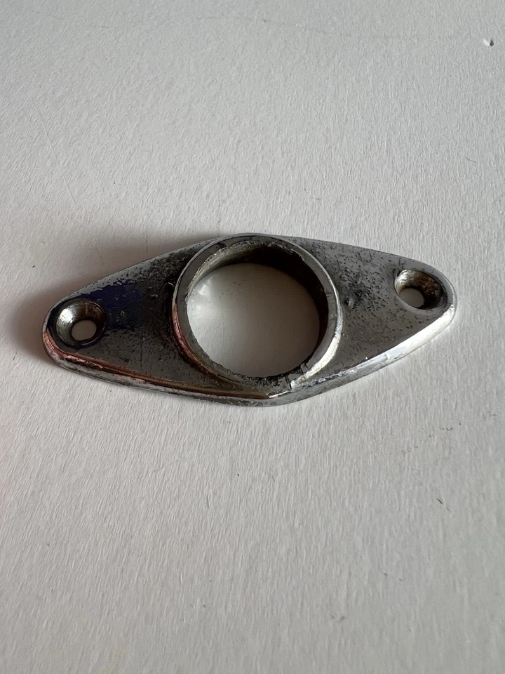 ПОДЛИННЫЙ JAGUAR MK1 MK2 DAIMLER 250 V8 ХРОМ ЗАГРУЗКИ ЗАМОК ESCUTCHEON OEM - Изображение 2 из 4