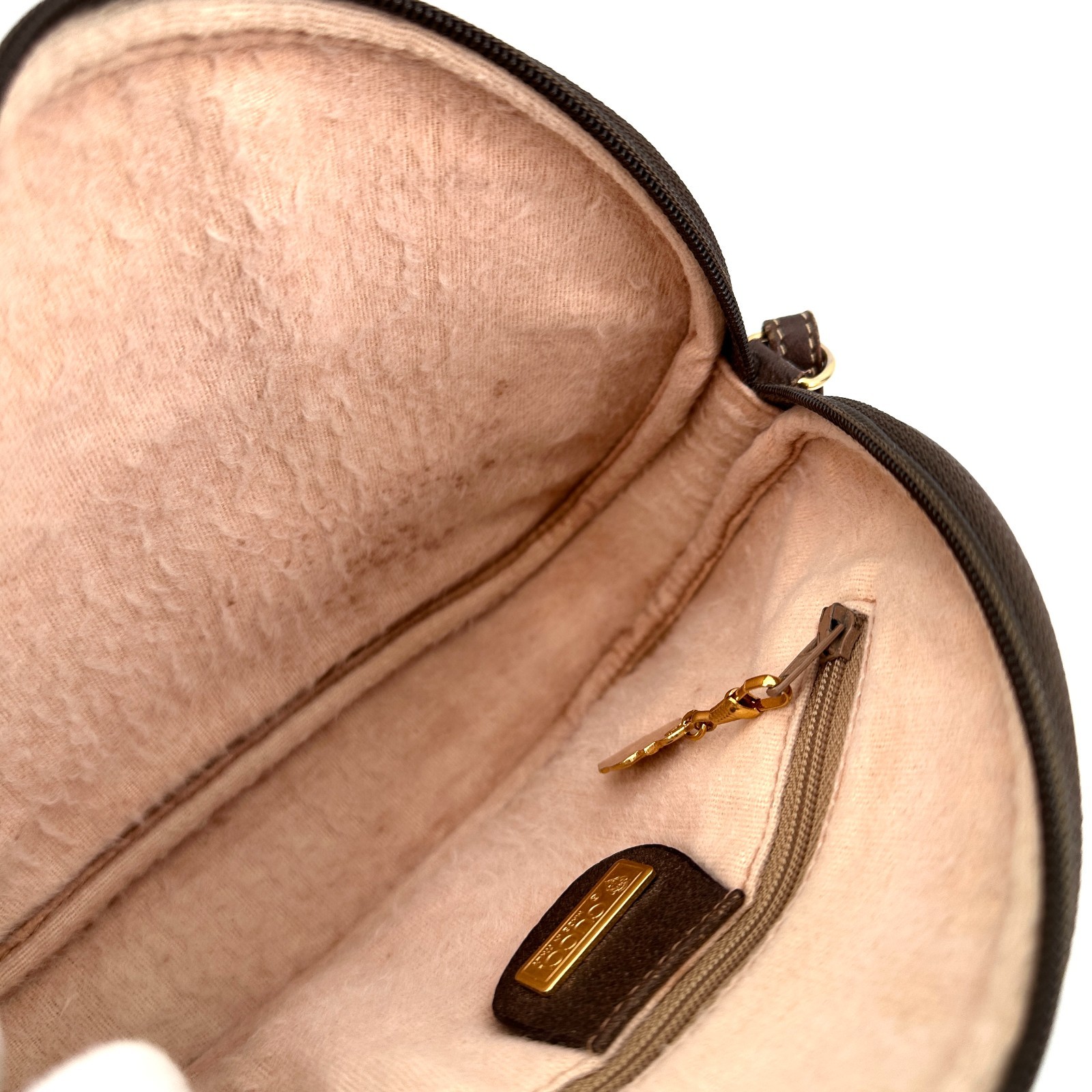 Vintage GUCCI Crossbody  Bag PVC Leather Brown GG Shoulder Purse Authentic thumbnail 20