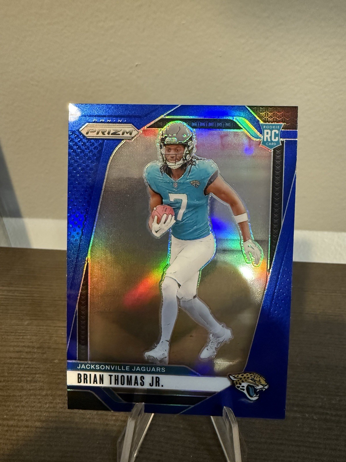 2024 Prizm Brian Thomas Jr. Rookie Retail Blue Prizm SSP #314 (RC) Jaguars