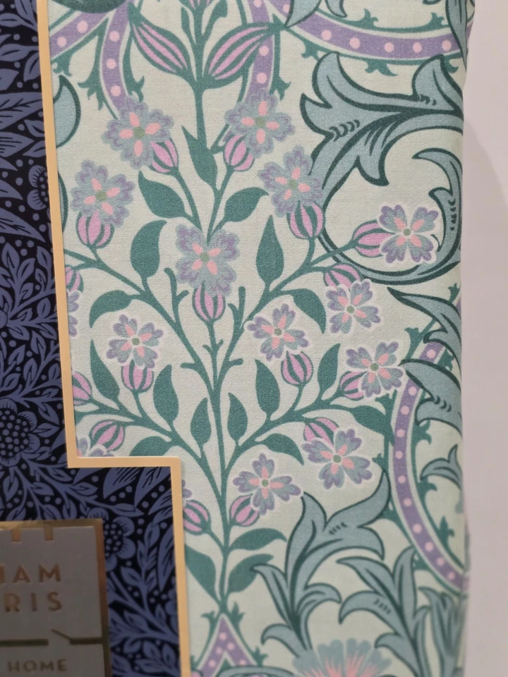 NWT WILLIAM MORRIS FLORAL WOODLAND WEEDS SUMMER QUEEN SHAMS DUVET COVER SET RARE - Image 3 of 4