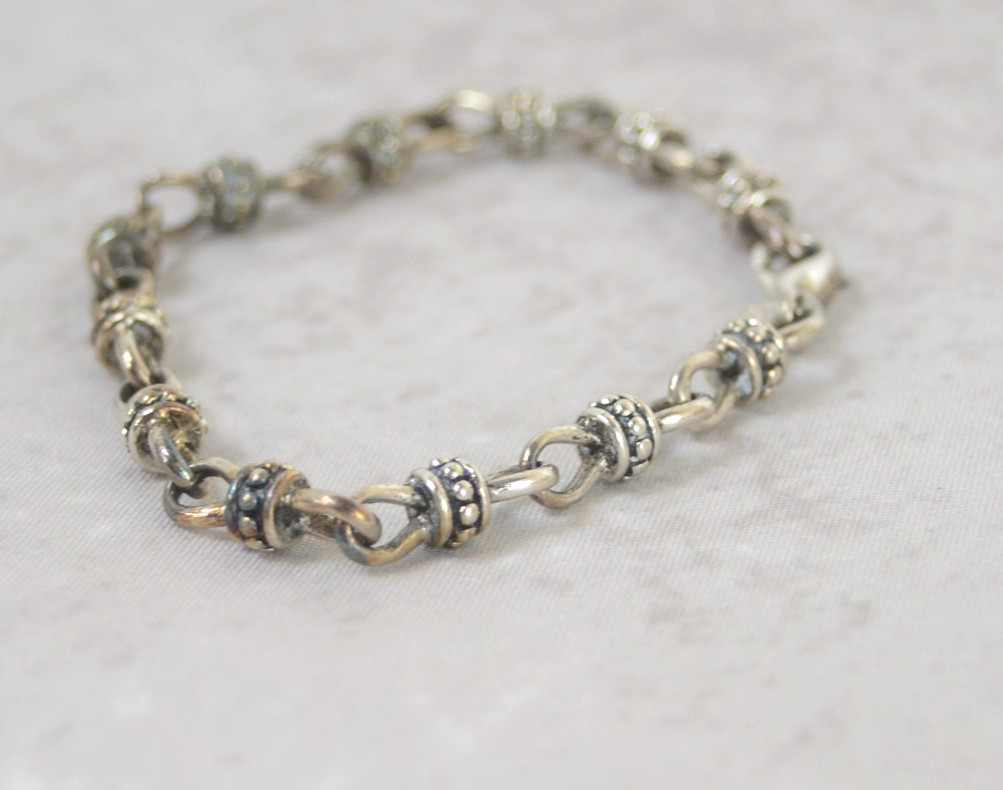 Signed PREMIER DESIGNS Silver Plate Bracelet & Ne… - image 1