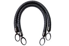 Braided Handles 12 Inch Dia 15mm PU Leather Replacement Handbag Purse Tote
