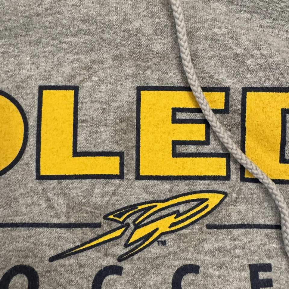 Toledo Rockets Hoodie Mens XL Gray Long Sleeve Pullover Soccer Champion - Image 4 of 4