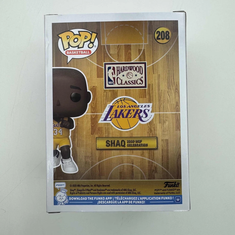 Autographed/Signed Shaq Shaquille O'Neal Orlando Magic Funko Pop #208 PSA COA - Image 2 of 4