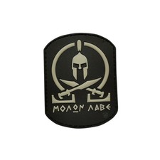 5ive Star Gear 6715000 Black Molon Labe Morale Patch 6-Pack, 2" x 2.75"