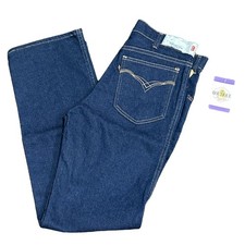 Vtg 70s Levis Movin On Jeans Stretch Denim High Rise Dark Wash 31x30 USA NEW