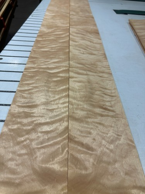 #ad #ad Figured European Birch Raw Wood Veneer 2 sheets 99quot; x 5#x27;#x27; 7#x27;#x27; 917Y $29.99