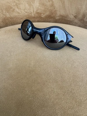 Oakley Moon Crater Black Iridium 1998 - Photo 1/4